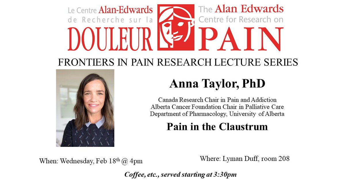 Alan Edwards Centre for Research on Pain tweet media