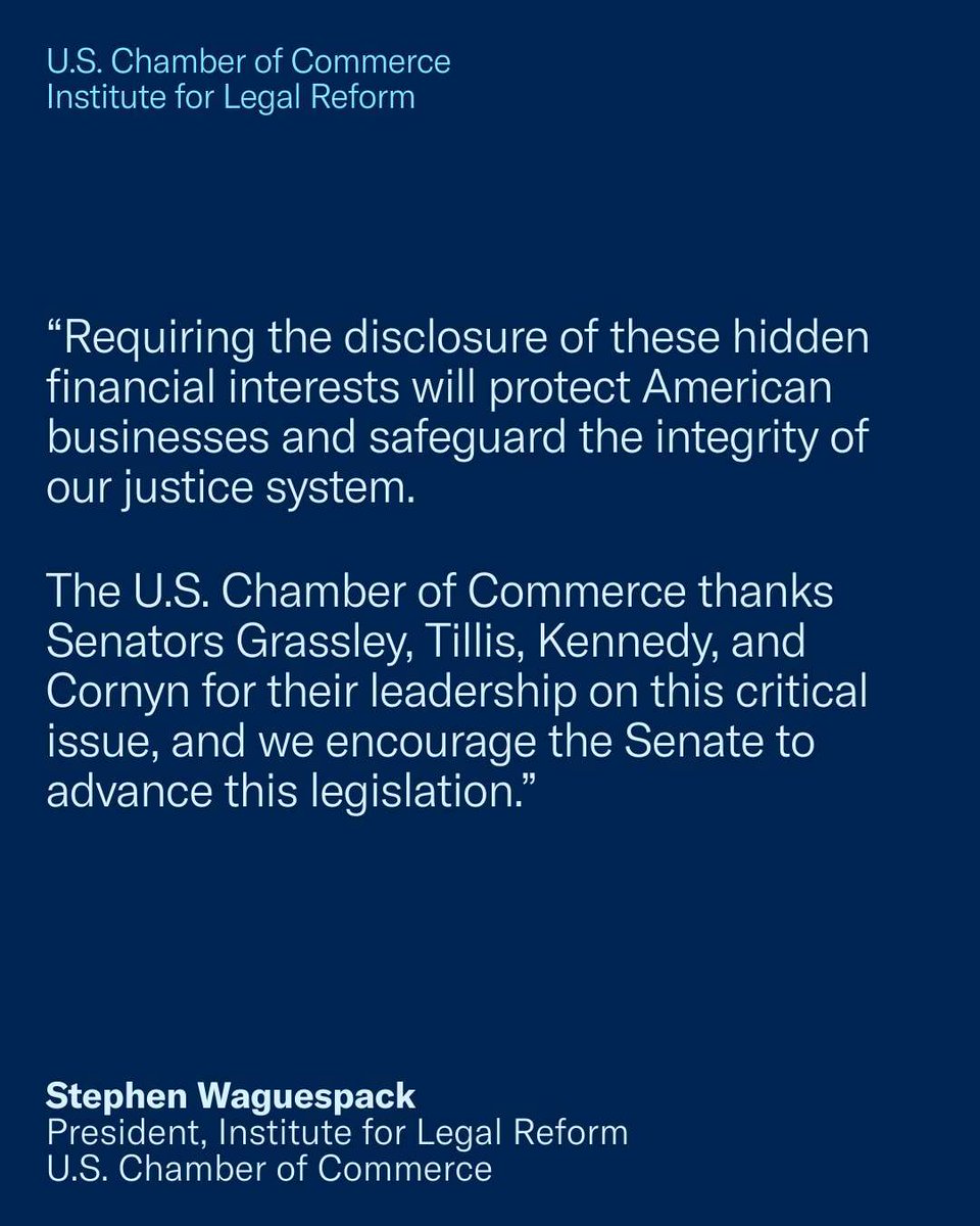 U.S. Chamber Institute for Legal Reform tweet media