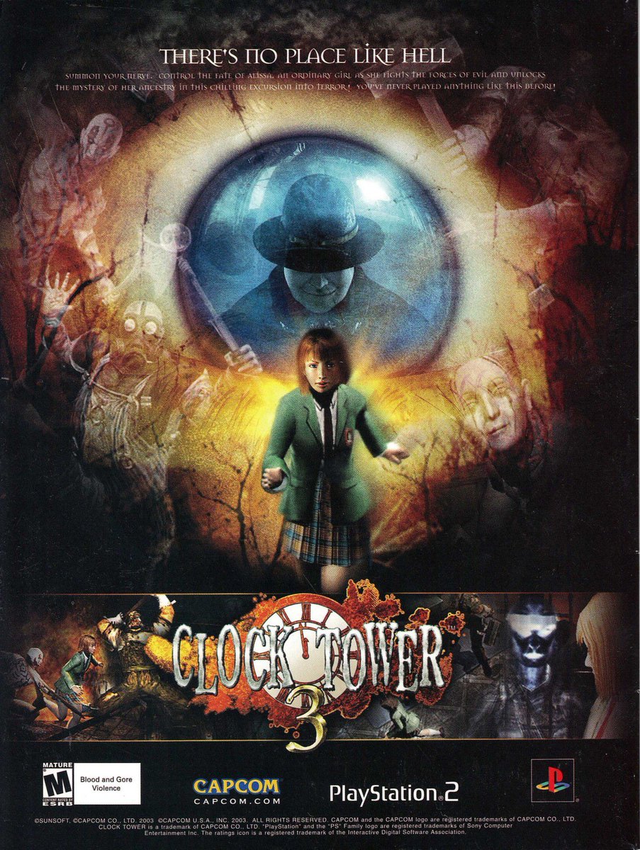 Clock Tower 3 (2003) Magazine Ad