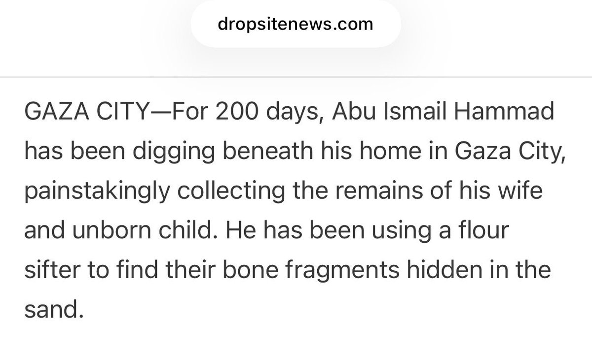 Gaza continues to be a nightmare. Just read this one paragraph.