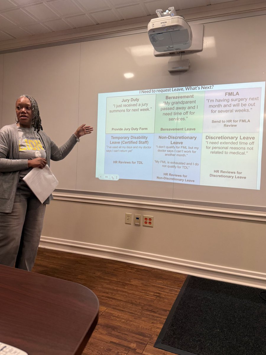 A new week brings another opportunity for <a href="/LISD_Careers/">Lancaster ISD Careers</a> members to execute the Team Toolkit.  <a href="/MrsKeashia/">Lakeashia Smith</a> provides information on Leaves!
#LearnLeadRoar