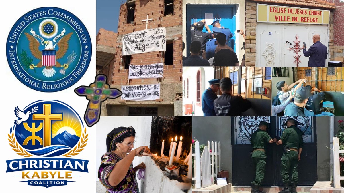 La Coalition chrétienne kabyle presse l’USCIRF d’exiger un durcissement américain face aux violations de la liberté religieuse en Kabylie par le régime algérien siwel.info/la-coalition-c…