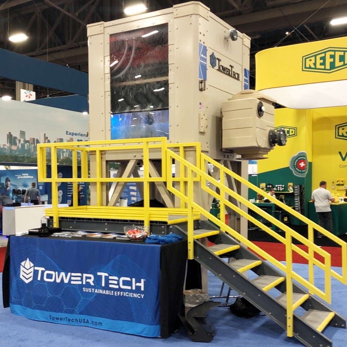 TowerTechUSA's tweet photo. BabyTech launched this year’s #roadshow in the vibrant city of Las Vegas, Nevada, at AHR, setting the stage for a great journey ahead. Where will #BabyTech make its next stop on this cross-country adventure? Stay tuned!

#TowerTech #CrossCountry #CoolingTowers #CoolingTechnology https://t.co/ckyGY0aWOt