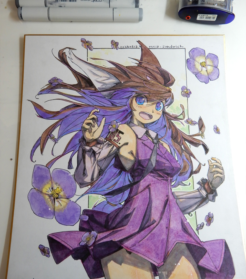 #私はこういう絵を描いています 