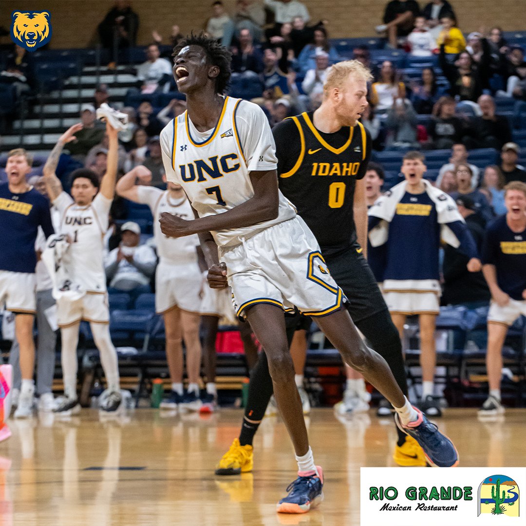 UNCBearDen's tweet photo. We love Thursday game days 😎

Head over to the Rio Grande Mexican Restaurant after the game tonight for College Night! 🌮

#BearCountry https://t.co/4QW3yDyyZf