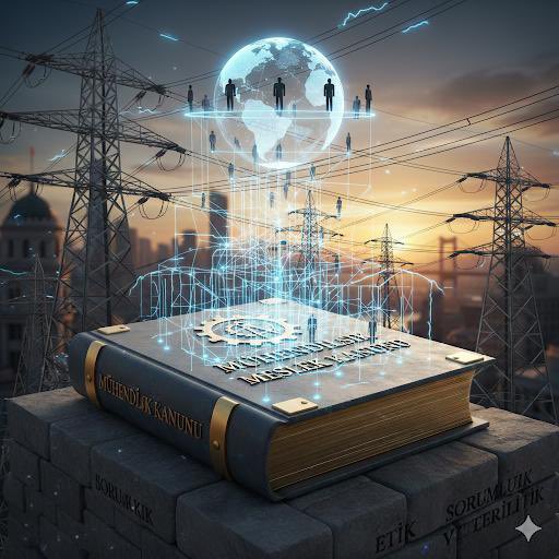 Güçlü bir gelecek, sağlam bir hukukî zeminle mümkündür. Mühendislik Meslek Kanunu; emeğimizin, haklarımızın ve mesleki itibarımızın güvencesidir. 🏗️⚡ #MühendislikMeslekKanunu