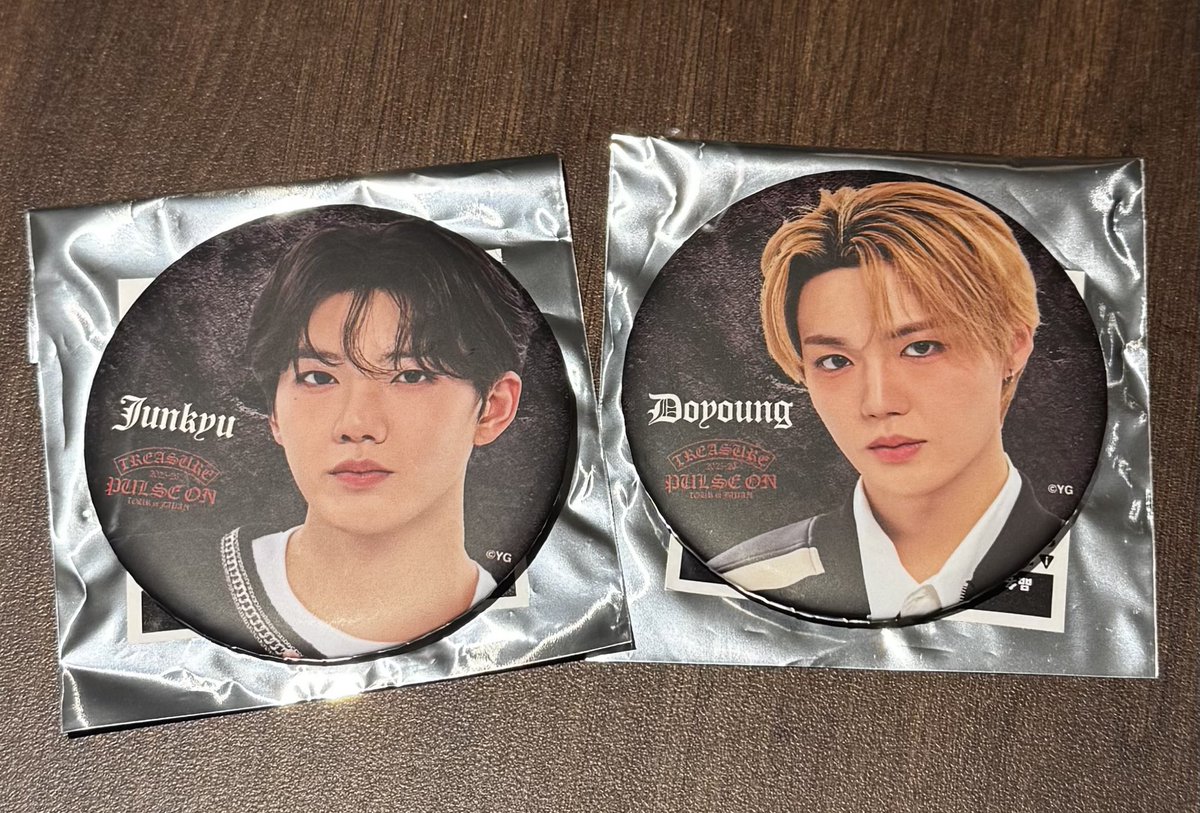 treasure トレカ 缶バッチ 交換 譲 画像（ジュンギュ・ドヨン） 求