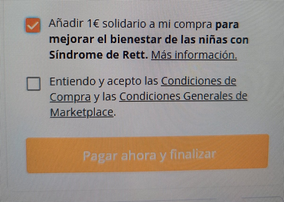 Si compráis algo en <a href="/pccomponentes/">PcComponentes</a>, no se os puede olvidar el marcar la casilla del euro solidario que estas semanas irá destinado íntegramente a <a href="/MiPrincesaRett/">MiPrincesaRett</a> 

¡Gracias!