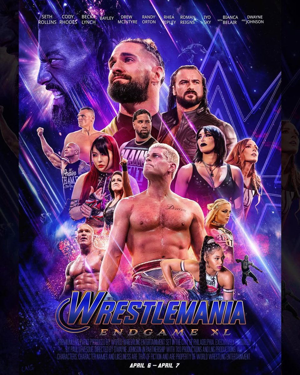 Oh to my glorious WrestleMania 40 days........the hype was beyond the sky