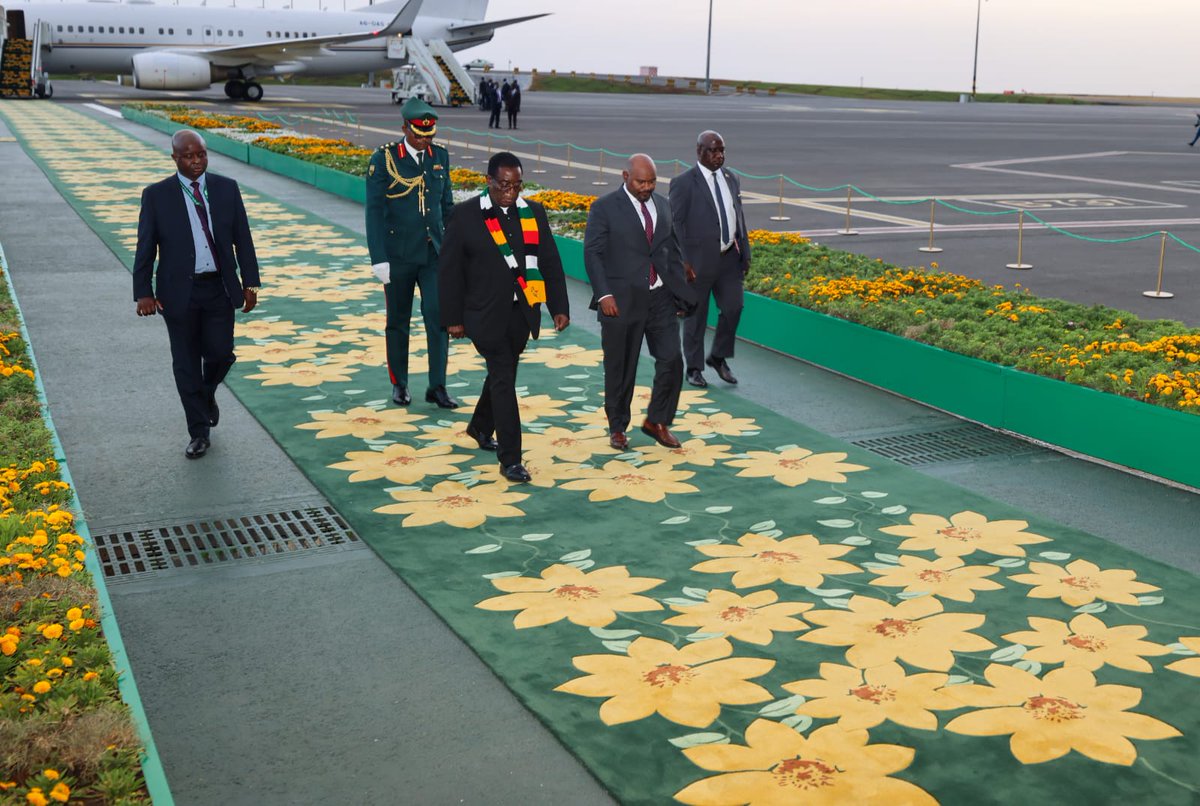 Comrade_Whisky's tweet photo. “From Central Committee, to Cabinet, to Politburo meetings… and now the 39th AU Summit in Addis Ababa 🌍🇿🇼! President Mnangagwa is making sure Zimbabwe’s voice is heard at every level, proving true leadership never rests.
#LeadershipInAction
#WHYNOT10
#EDPANYANGA https://t.co/TglkoVHrVJ