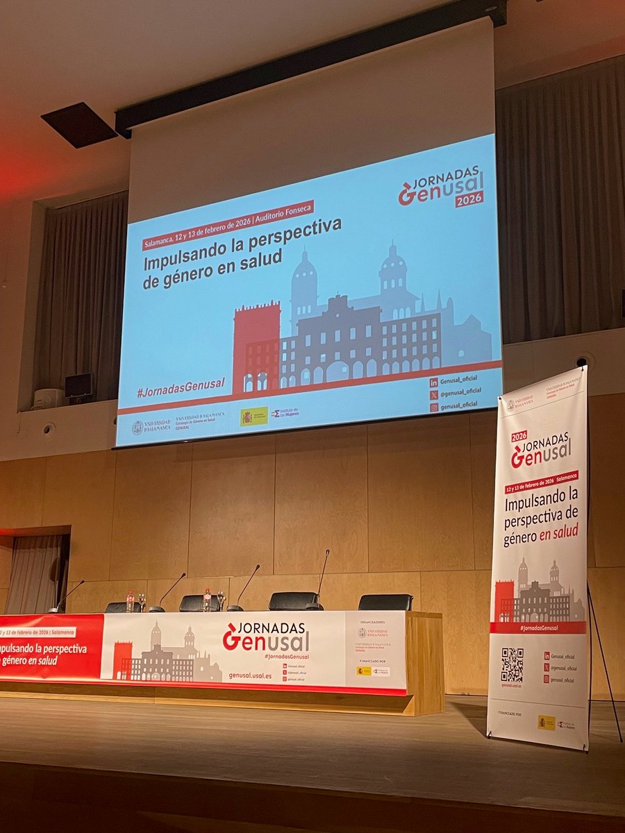 genusal_oficial's tweet photo. Cerramos la primera jornada de las #JornadasGenusal  #Genusal2026.

Gracias a ponentes, asistentes y a quienes nos han seguido en streaming.

Nuestro agradecimiento también al @InstMujeres y @IgualdadGob por su apoyo.

Mañana continuamos con nuevas sesiones #PerspectivaDeGénero https://t.co/ya6xz46rzB
