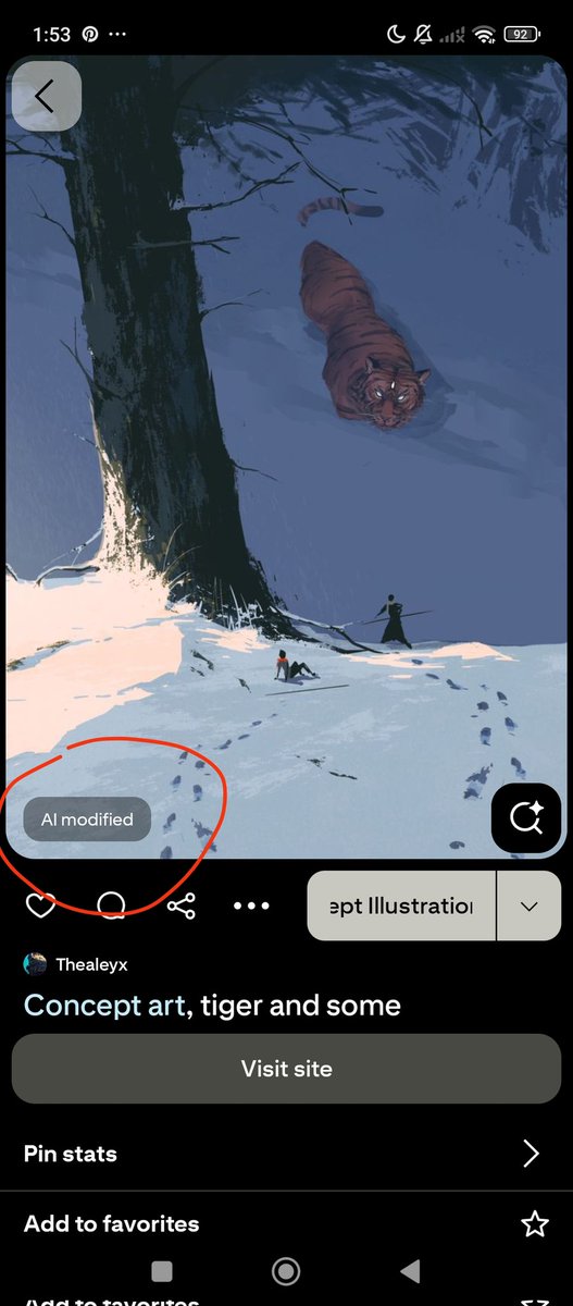 got my art labeled as AI on Pinterest and so we're my other stuff- what to do :(