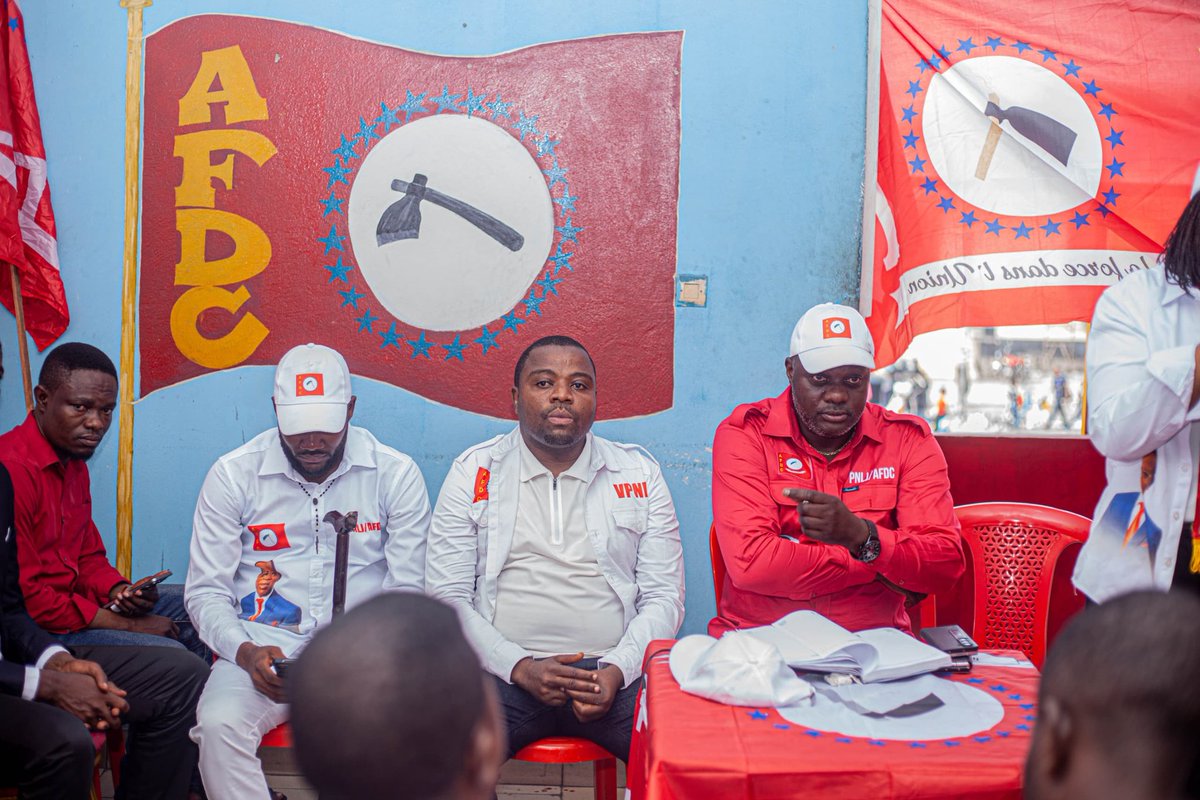 AfdcAmba's tweet photo. @IsralMutombo11 #AFDC_A_INFO: AFDC – Consultations et mobilisation:
La Ligue des Jeunes de l’AFDC a tenu, ce mercredi 11 février 2026, une étape de son Programme National de Consultations et de Mobilisation dans la circonscription de la Tshangu. Conduite par son Président, l’Hon Guylain Pohungu https://t.co/7HbNYkL2IC