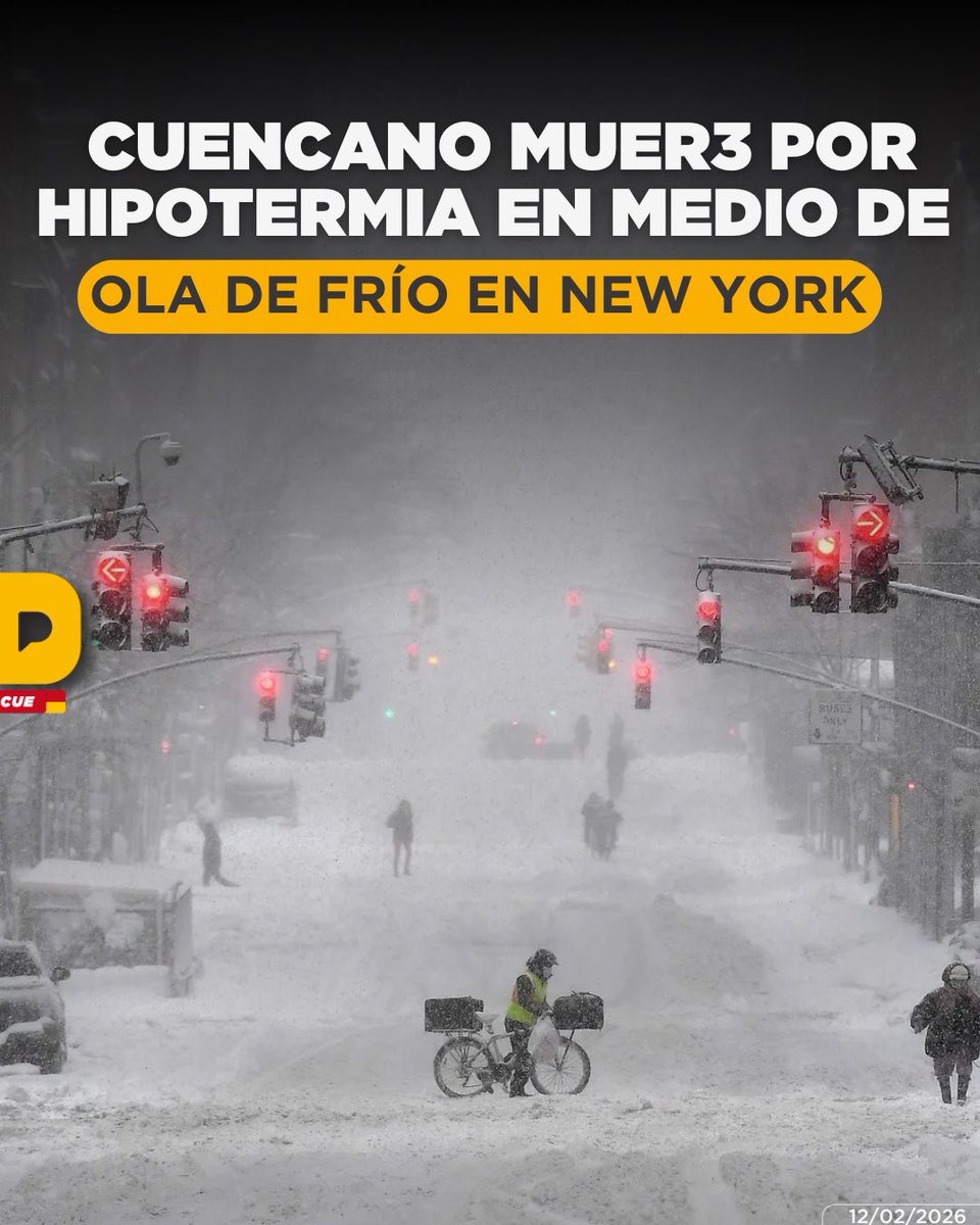 Nolberto J., migrante ecuatoriano de 52 años y oriundo de Chiquintad, en Cuenca, fall3ció por hipotermia en el sector North Corona, en Queens, Nueva York, tras la intensa ola de bajas temperaturas que afecta a esa ciudad.
El cuerpo fue hallado sobre una banca, cerca de la calle