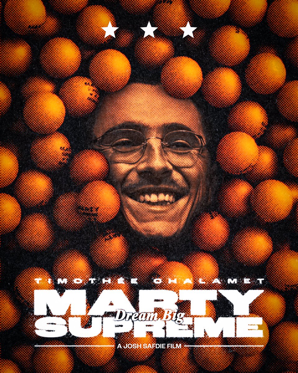 Marty Supreme Concept Poster

DREAM BIG 🟠