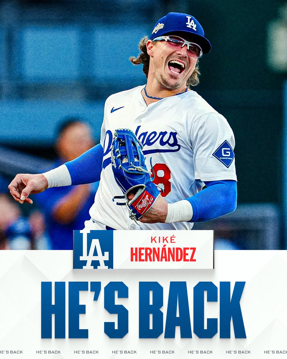 Dodgers, UTIL Kiké Hernández agree to a deal, per Hernández's Instagram.