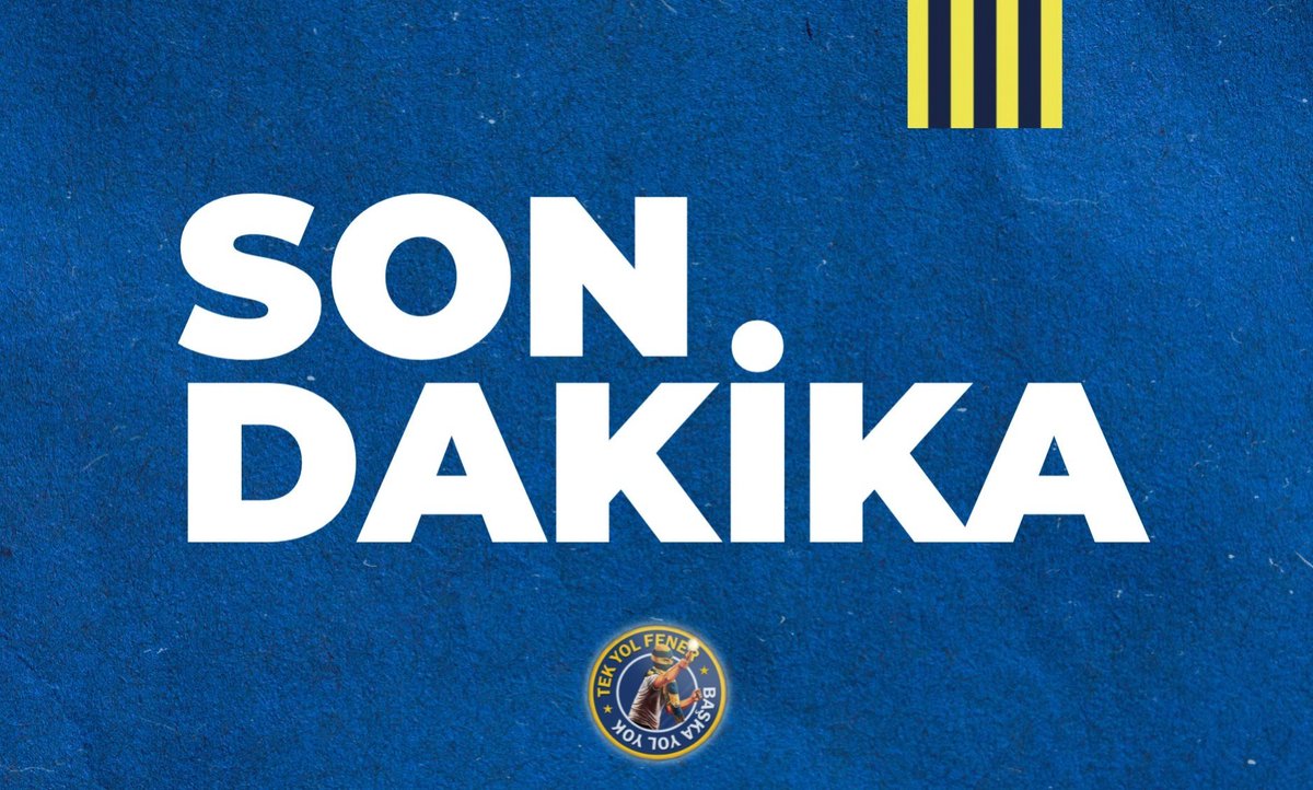 Tek Yol FENER tweet media