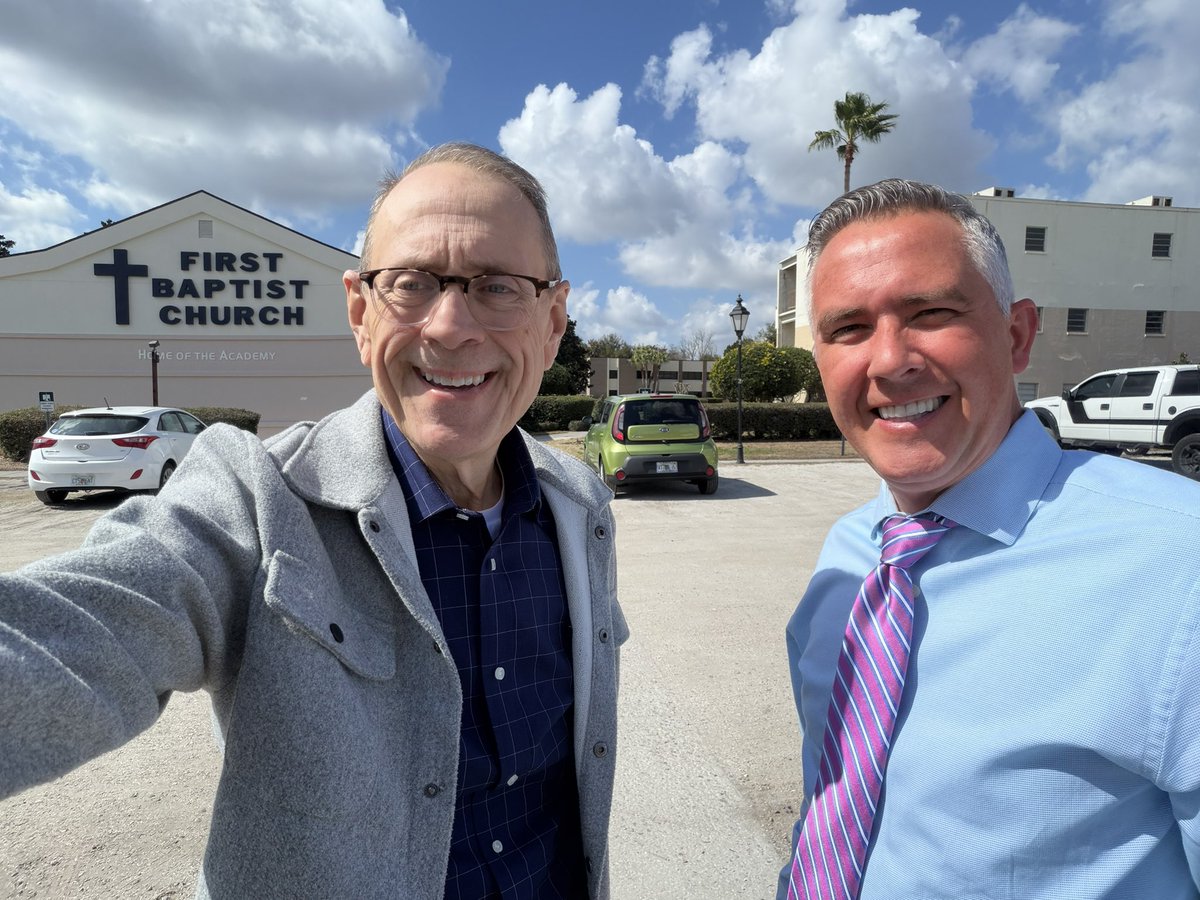 Just had a Latin food lunch with Pastor Mark Penick. Our churches are seven miles apart. What a great guy and brilliant man. I love what God’s doing with him at First Baptist Brandon. 
<a href="/FloridaBaptists/">Florida Baptists</a>