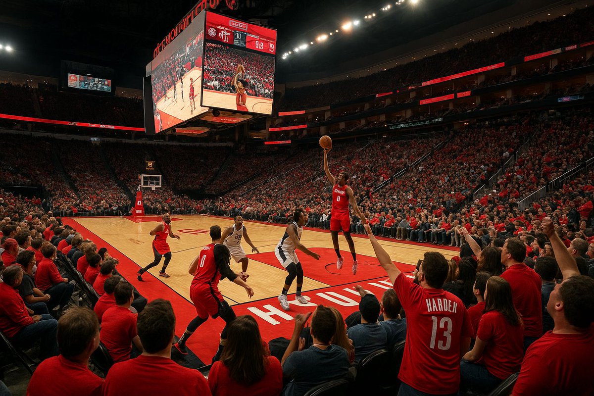 RealHoustonCom's tweet image. The Houston Rockets battled through a down-to-the-wire contest on Feb. 13, showing grit and major growth. Full recap at the link. #Rockets #HoustonRockets #NBA #HoustonCom
 houston.com/houston-rocket…