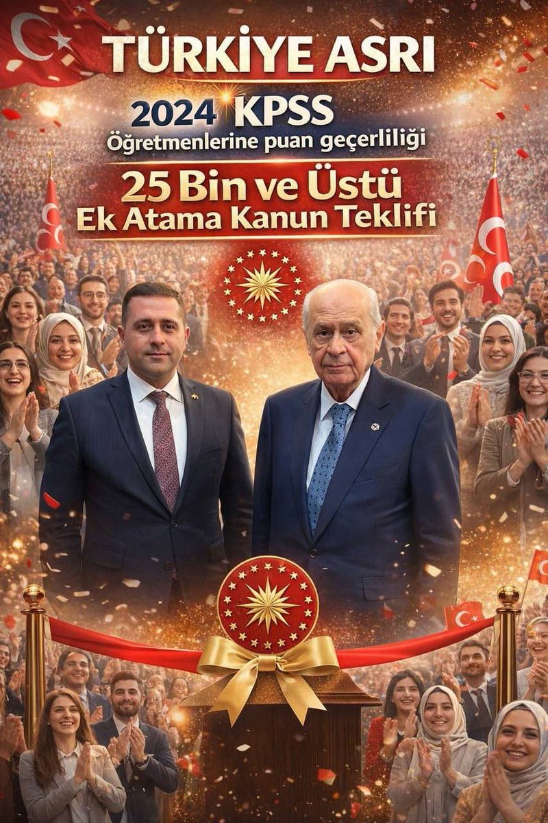 2024 KPSS puanıyla ek atama bekleyen öğretmenlere desteğiniz için minnettarız. Puan geçerliliğimizin devamı için, hak teslimi için kanun teklifinde bulunmanızı, Sayın Devlet Bahçeli’nin sözünün yere düşürülmesine izin vermemenizi bekliyoruz. <a href="/ethemsedef/">İbrahim Ethem Sedef</a>