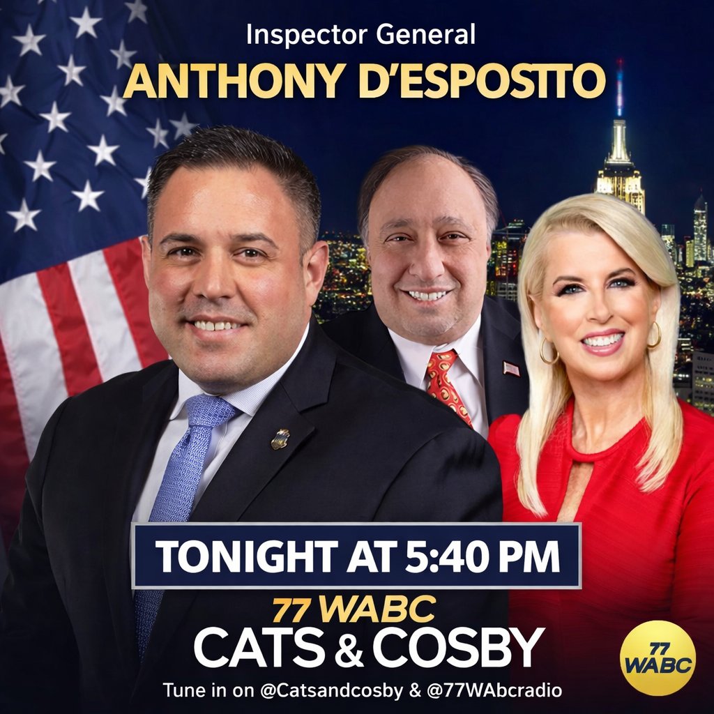 Looking forward to joining <a href="/JohnCatsimatid3/">John Catsimatidis</a>
&amp; <a href="/RitaCosby/">Rita Cosby</a> to discuss the nearly $1 BILLION <a href="/DOLOIG/">DOL OIG</a> uncovered on prepaid debit cards tied to pandemic unemployment fraud.

We found it. We tracked it. Now we recover it.  

Tune in <a href="/77WABCradio/">TalkRadio 77 WABC</a> <a href="/Catsandcosby/">Cats & Cosby</a> at 5:40PM. 🇺🇸