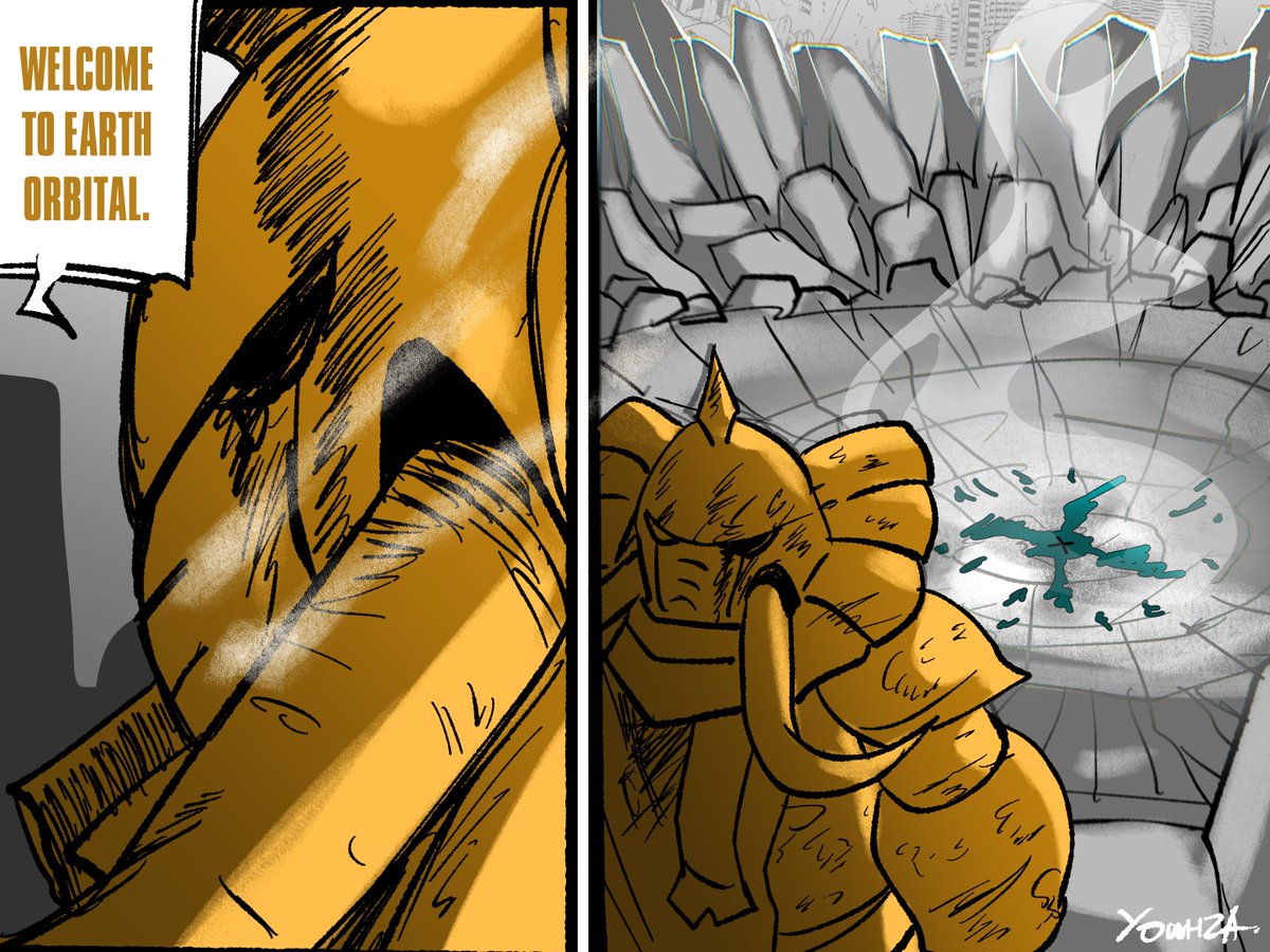 When heaven touched the earth.....It quivered.