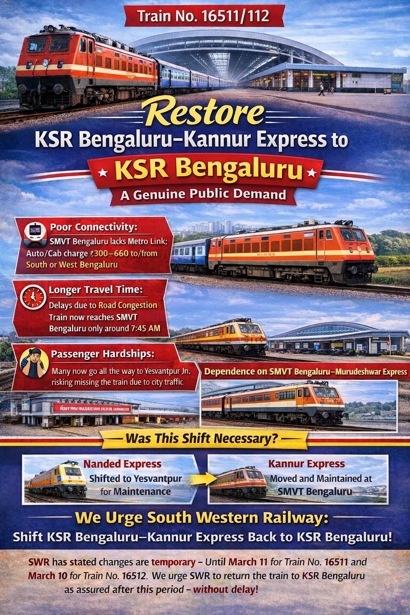 Dakshina Kannada District Railway Users tweet media