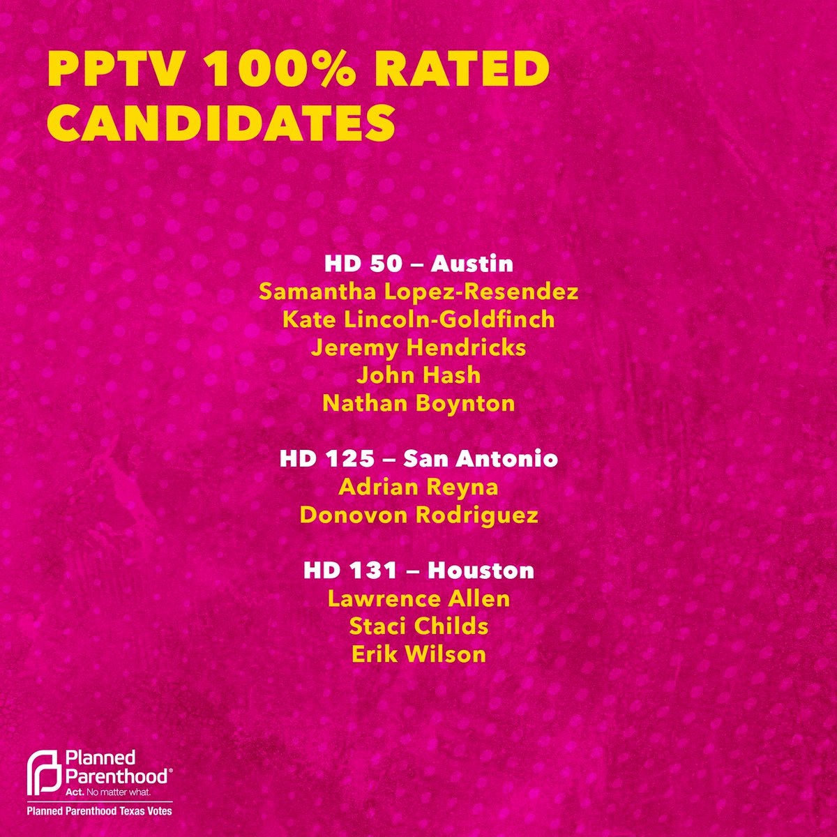 Planned Parenthood Texas Votes tweet media