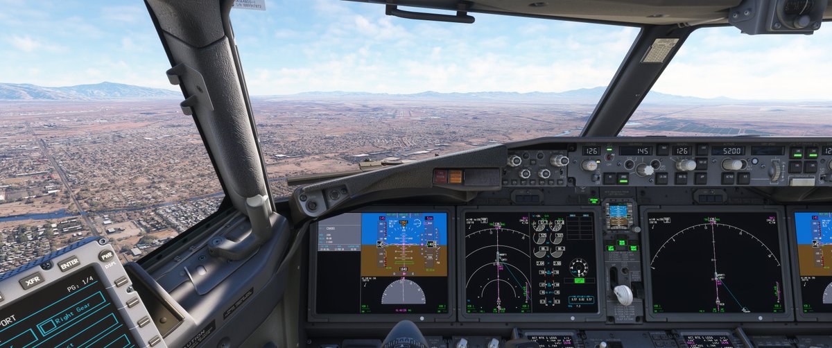 CXA001's tweet photo. 2/2 Photo dump from today's flight from Calgary International CYYC) to Tucson International (KTUS) 2 hours 52 minutes on @vatsim  with the @canadianxpress  Boeing 737 MAX 8. https://t.co/exjud2bGWA