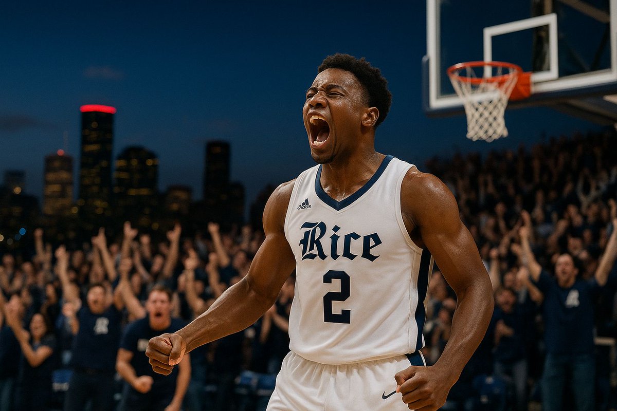 RealHoustonCom's tweet image. Rice delivered a gritty home win over Florida Atlantic, energizing Houston fans and building major season momentum. Strong defense, sharp shooting, and a statement performance. #RiceUniversity #HoustonCom #Sports #CollegeHoops houston.com
 houston.com/rice-outlasts-…