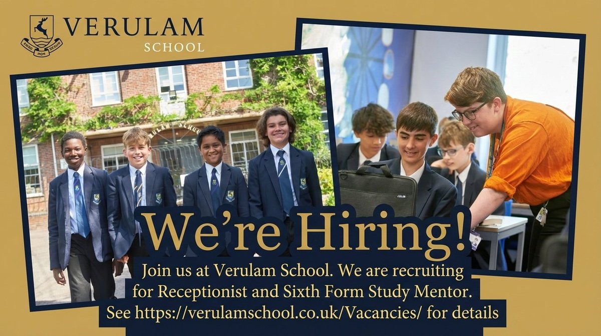 Verulam School tweet media