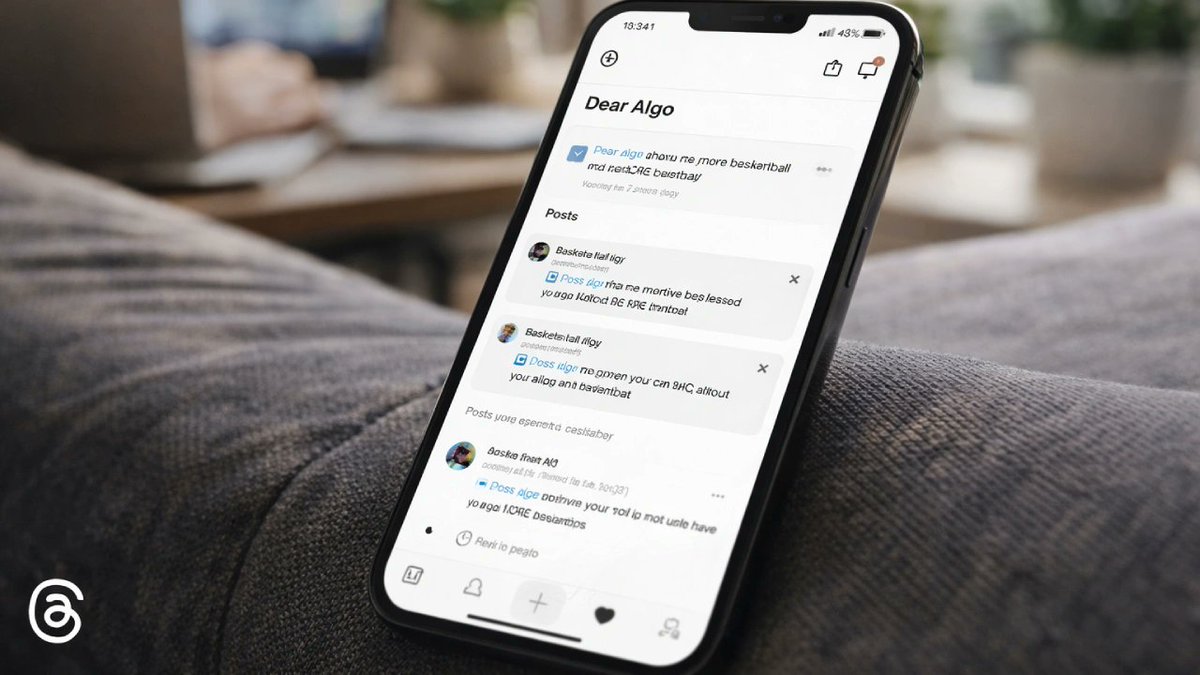 techgenyz's tweet photo. A fresh update from Threads introduces “Dear Algo” to help personalize content recommendations and improve your feed experience.
 https://t.co/8M2YmV5hV2
#ThreadsUpdate #SocialMediaInnovation #FeedTech #DigitalExperience #SocialPlatform #TechInsights https://t.co/uwCSfE6WuL