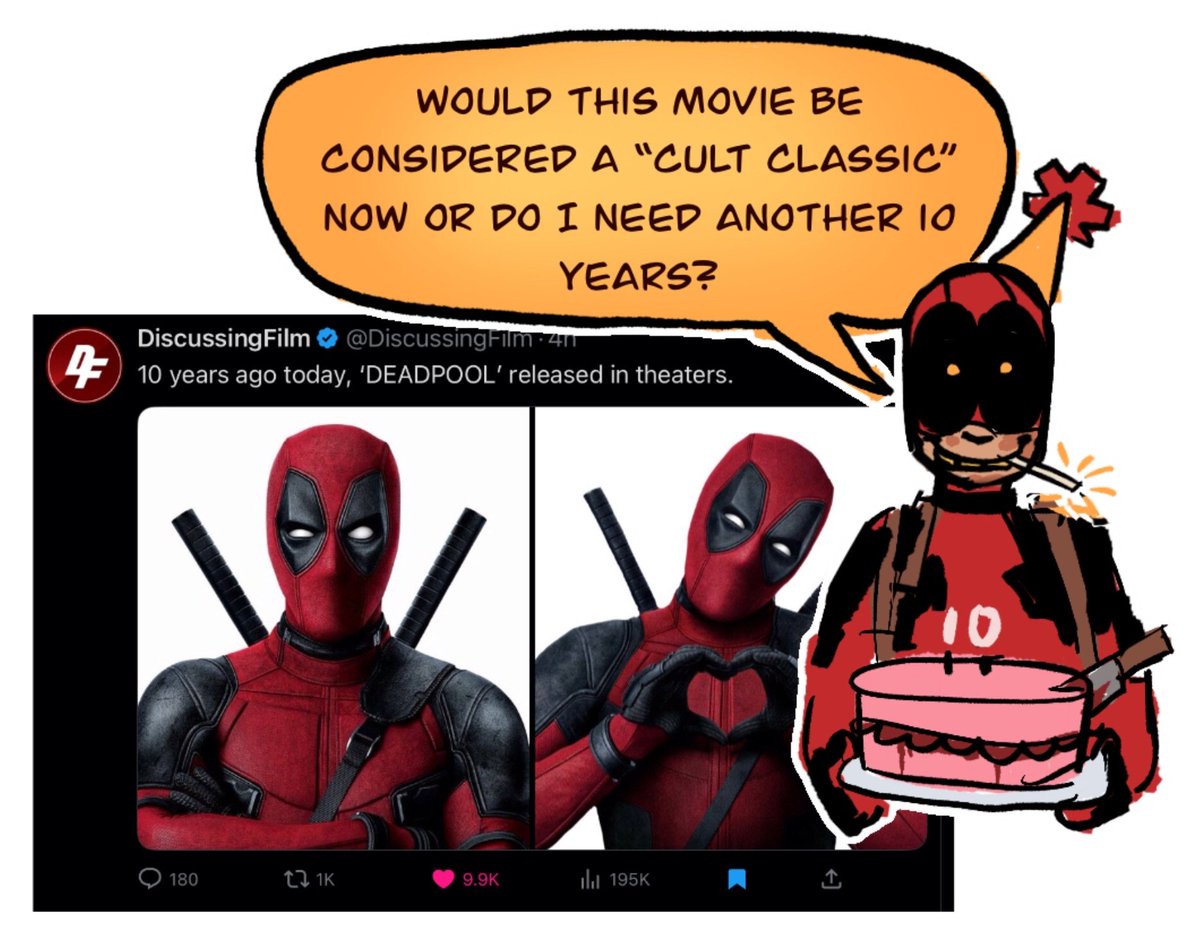 happy birthday to the first deadpool movie!!!!!
