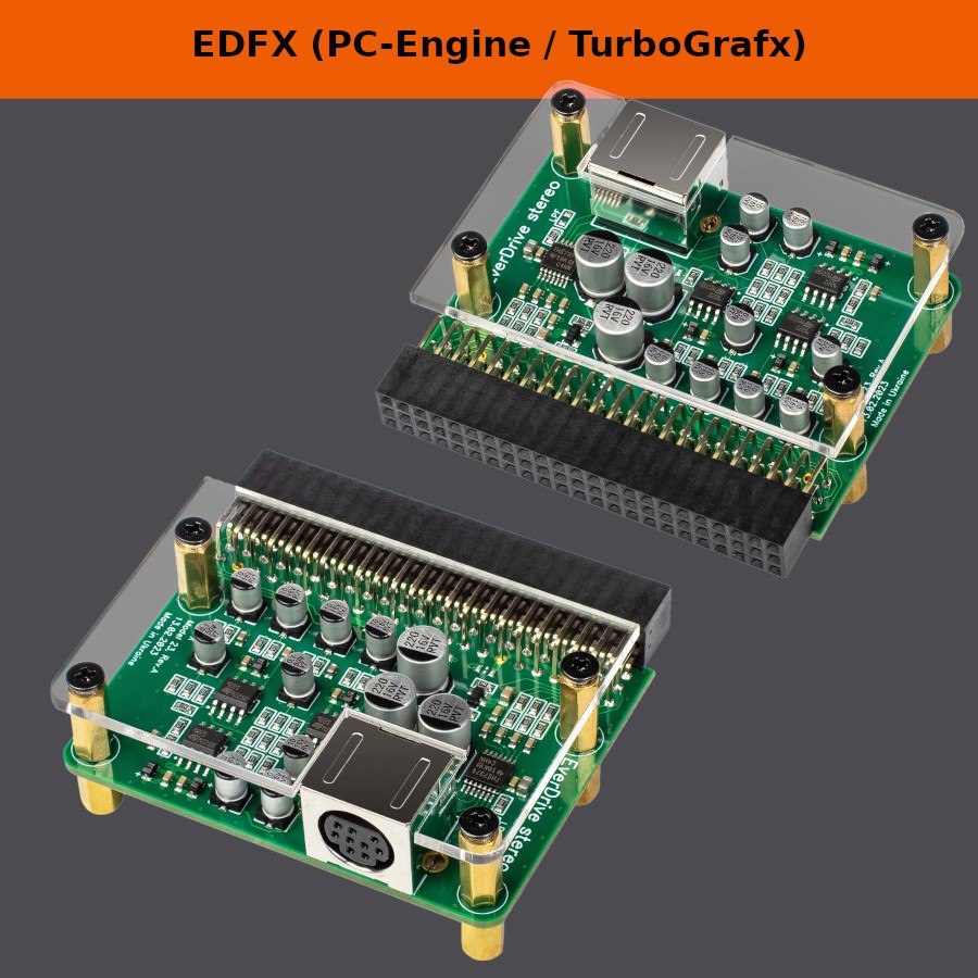DragonBoxShop's tweet image. A small adapter that plugs into the expansion port of your PC-Engiine / TurboGrafx to output RGB and stereo CD sound!
dragonbox.de/en-de/products…

#everdrive #adapter #pcengine #dragonboxshop