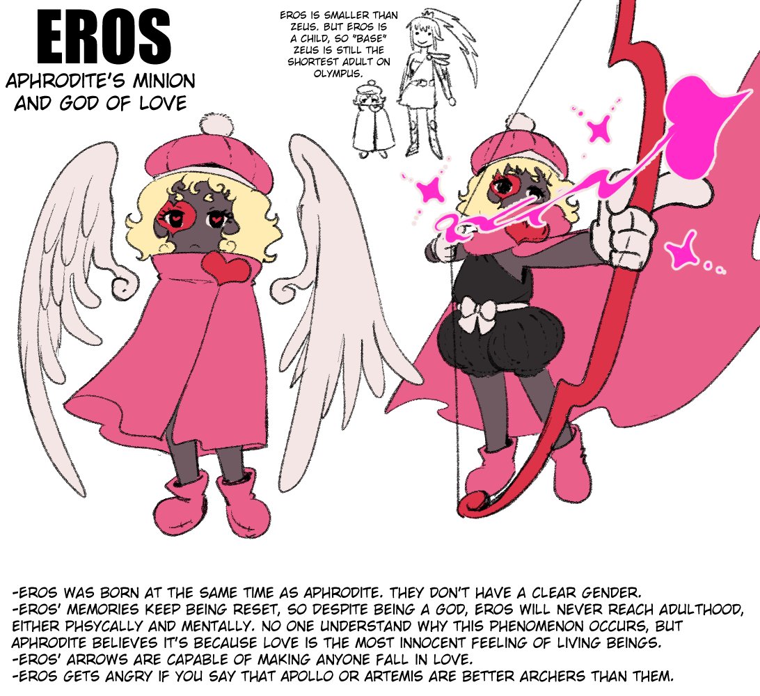 wanderjegson's tweet image. Weird versions of Eros and Himeros from Greek Mythology: