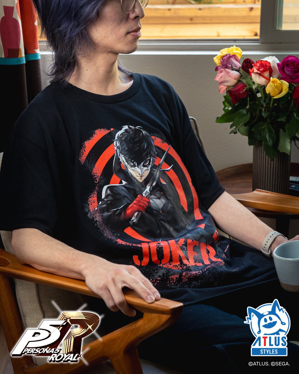 Comment ❤️‍🔥 if this Joker Phantom Thief Graphic Tee would be part of your daily fit!

Pre-order now from Shop Atlus!
👕: bit.ly/Shop-Atlus-P5R…

#Persona5Royal