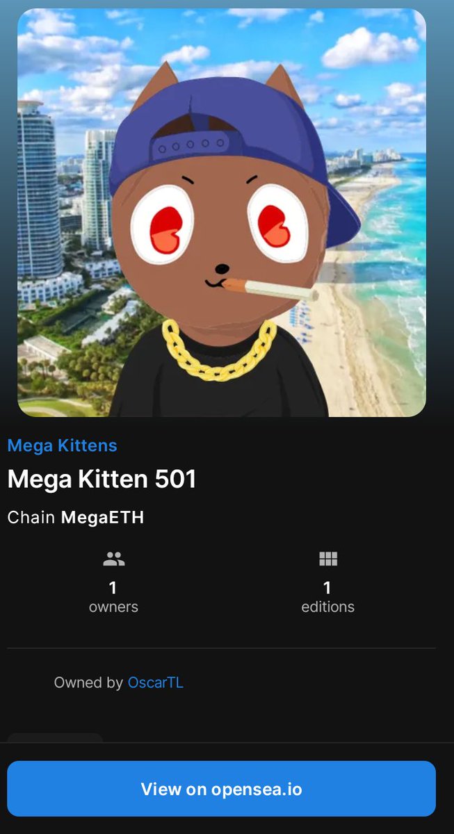 got one <a href="/MegaKittensNFT/">Mega Kittens</a> 
let's go 🔥