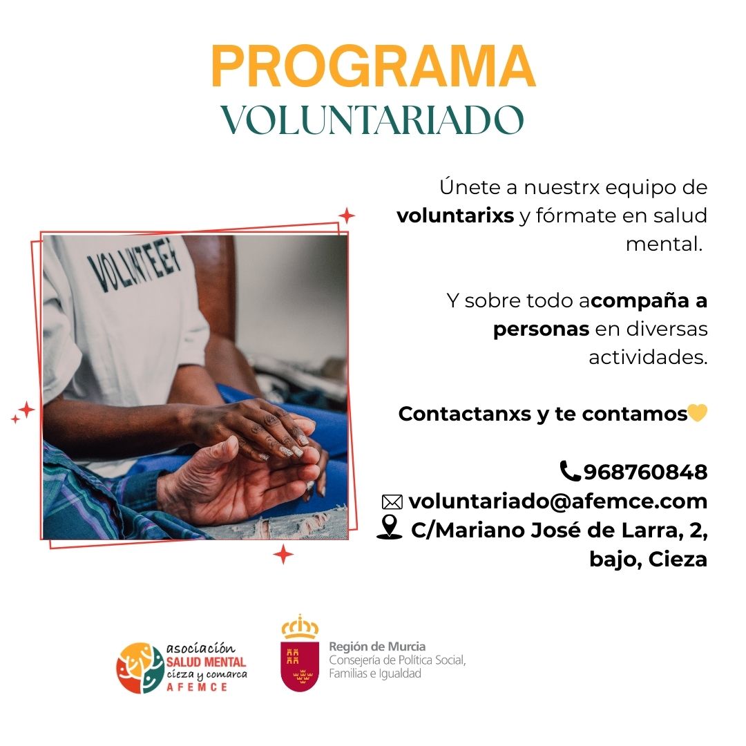 Asociación salud mental Cieza y comarca AFEMCE tweet media