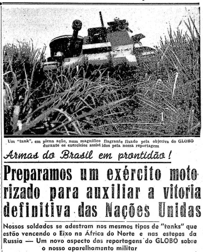 sentandoapua's tweet photo. Notícias da 2ª Guerra: 12FEV1943-Armas do Brasil em prontidão! Preparamos um exército motorizado para auxiliar a vitória definitiva das Nações Unidas https://t.co/bCKD8Www7F
#FEV43 #OGlobo #WWII #FEB #NaçõesUnidas #exercito @exercitooficial @feb_brasil https://t.co/ceurXGkLju