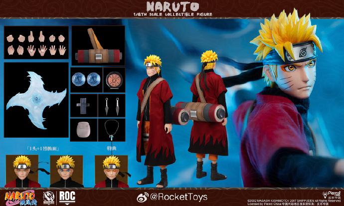 Naruto Uzumaki (Sage Mode) 1/6 action figure @RocketToysCN