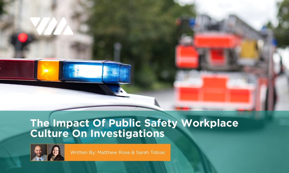 vmlawcorp's tweet photo. Ever wonder what makes investigating public safety workplaces so different from a typical workplace investigation?

Read VM's latest blog to learn practical tips for conducting effective investigations in public safety environments. https://t.co/sTXdGdSZHA https://t.co/u0MCqFk8gU