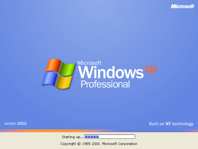 Windows NT post 5.0 WITH 2000 styled boot screens (XP fixed to use