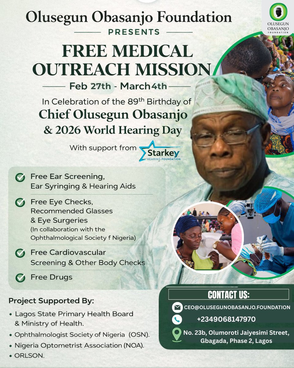Olusegun Obasanjo Foundation tweet media