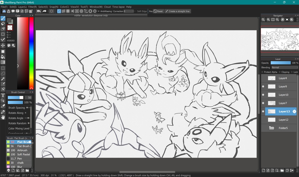 therandomray's tweet photo. eeveelution sleepover wip https://t.co/Otmw2K53WZ