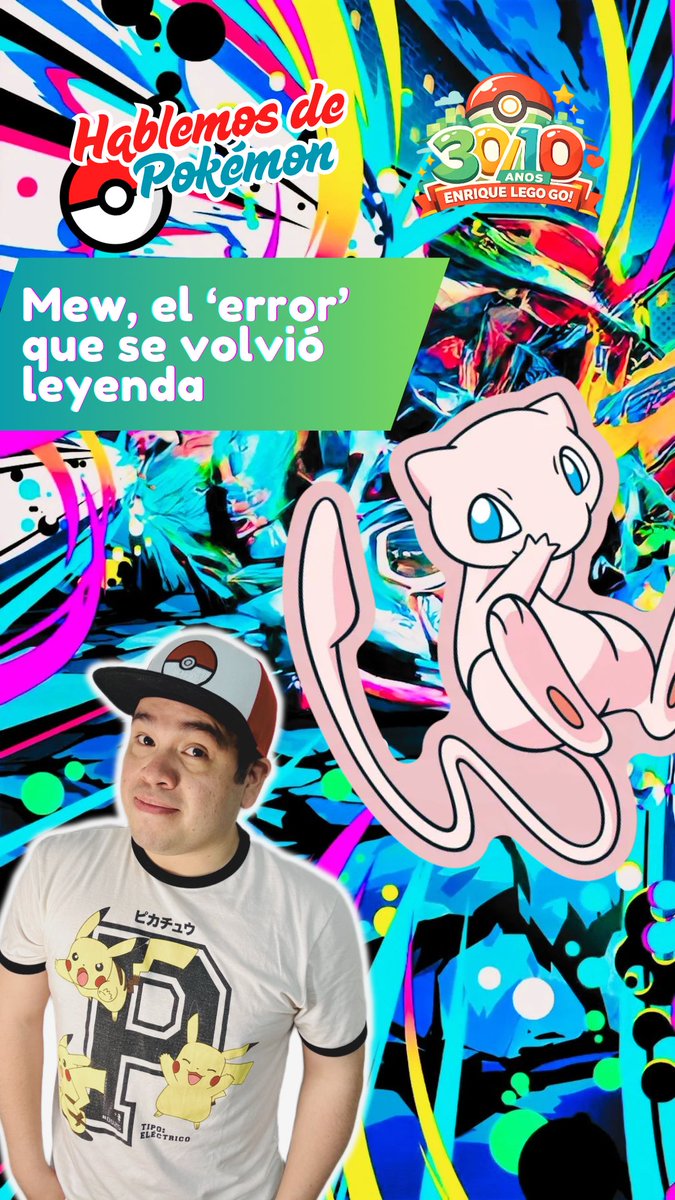 El ‘error’ que creó a Mew en leyenda | Hablemos de Pokémon #Pokemon30 
<a href="/Pokemonlatam/">Pokémon LATAM</a> 

youtube.com/shorts/qvS-w-5… vía <a href="/YouTube/">YouTube</a>