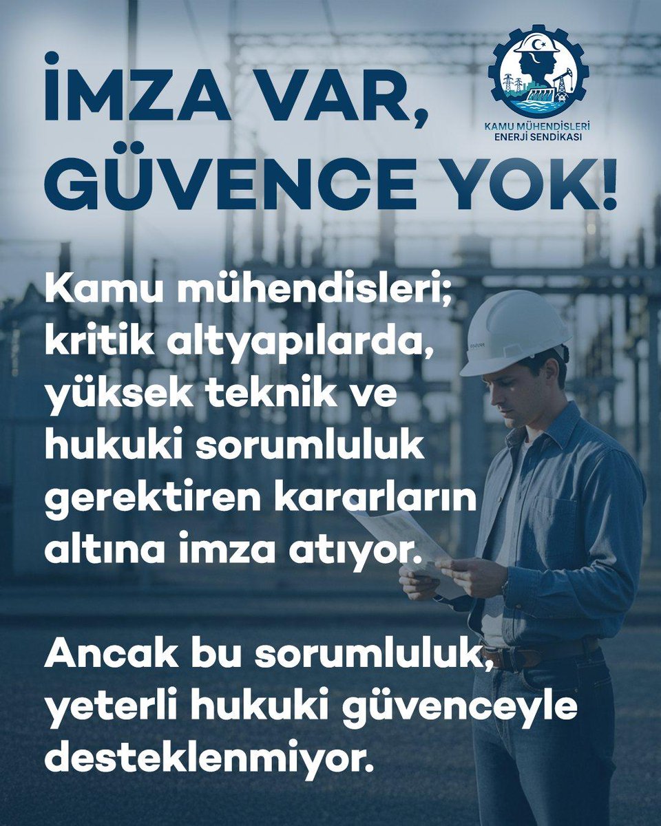 TBMM Deprem Araştırma Komisyonu Raporu’nda dahi belirtildiği üzere; kamu mühendislerinin özlük hakları yıllarca ihmal edilmiştir. Kanun yapıcıları, hazırlanan raporların gereğini yapmaya ve teknik kadronun sesini duymaya davet ediyoruz. 🏗️ 
#MühendislikMeslekKanunu  <a href="/Akparti/">AK Parti</a>