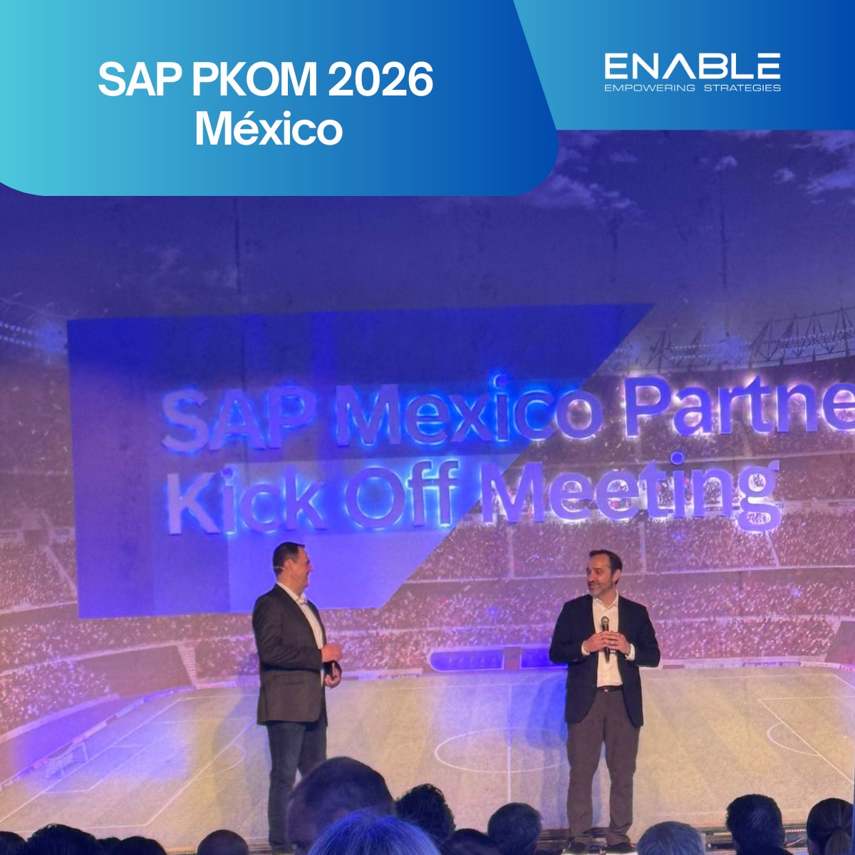 enable_global's tweet photo. Concluye la primera parte de #SAPPKOM México.🚀
Cambios organizacionales, estrategia 2025–2026 y nuevas propuestas de adopción rápida de #GrowWithSAP marcan el rumbo del ecosistema SAP.

Listos para lo que viene. 👀
#TransformaciónDigital https://t.co/2pFpmhiClF