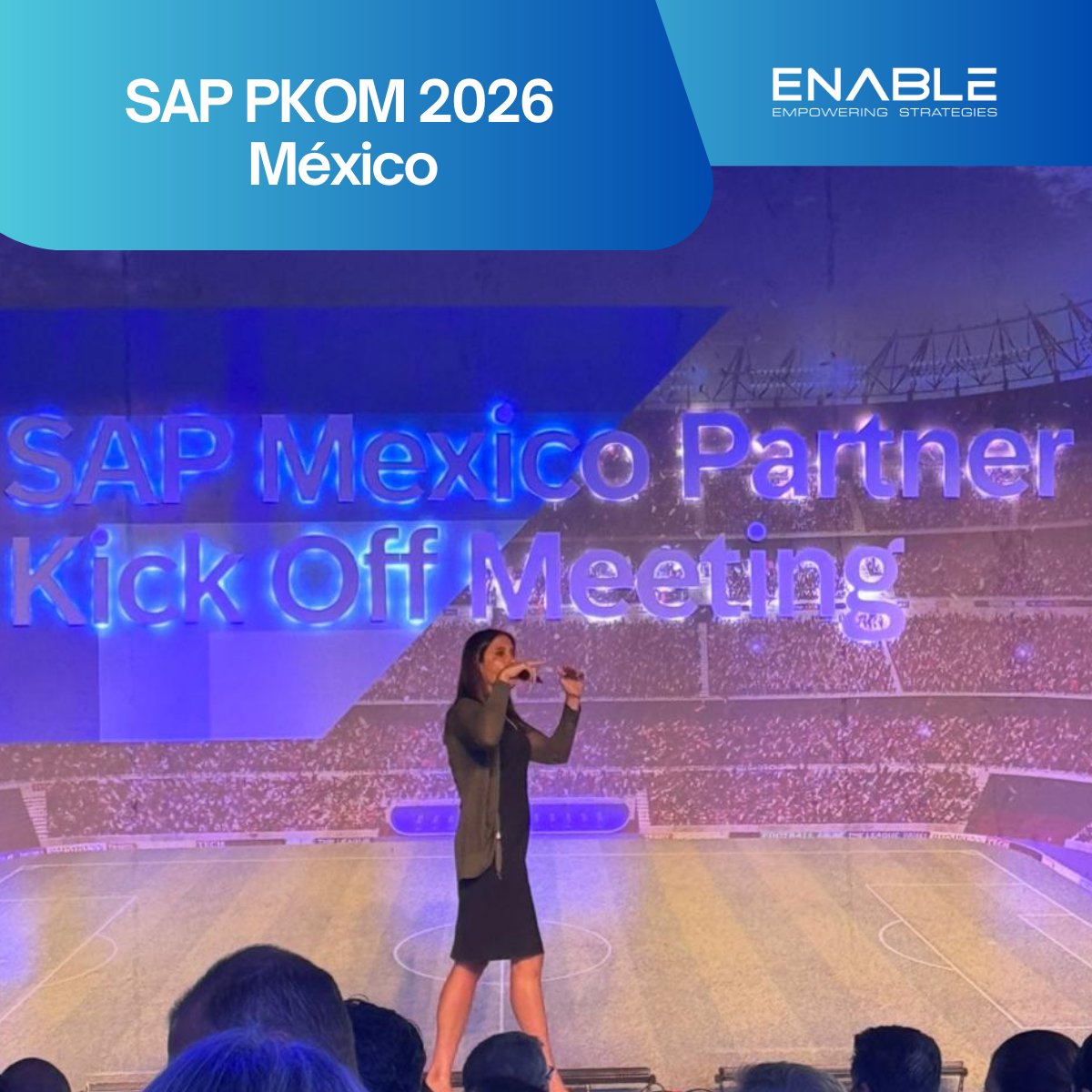 enable_global's tweet photo. Concluye la primera parte de #SAPPKOM México.🚀
Cambios organizacionales, estrategia 2025–2026 y nuevas propuestas de adopción rápida de #GrowWithSAP marcan el rumbo del ecosistema SAP.

Listos para lo que viene. 👀
#TransformaciónDigital https://t.co/2pFpmhiClF