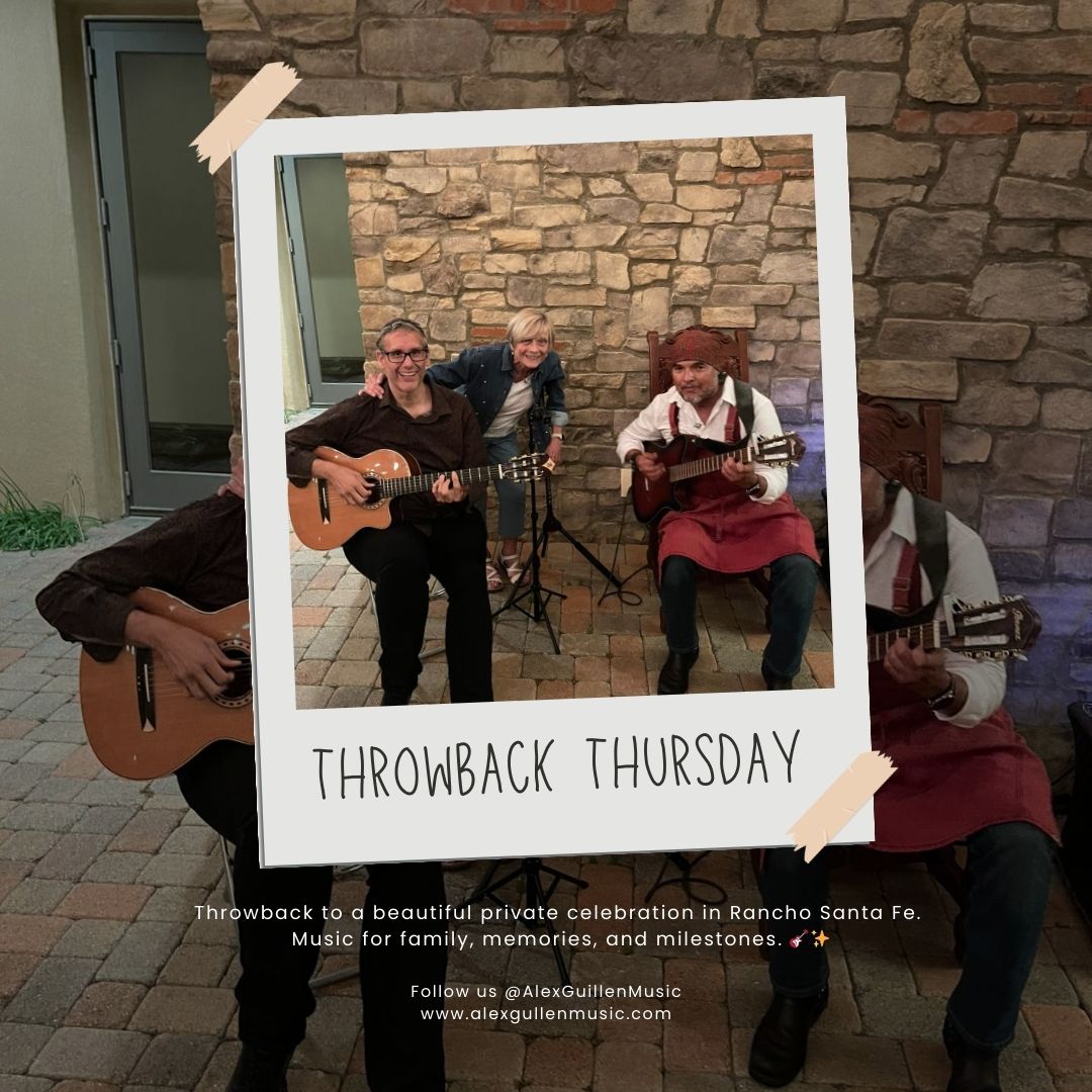 Throwback to a private family reunion and birthday celebration in Rancho Santa Fe. 🎂🎸

An intimate evening elevated by live Spanish guitar.

Planning an evening like this?
Let’s create the atmosphere together.

#AlexGuillenMusic #LiveSpanishGuitar #RanchoSantaFe #LuxuryEvents