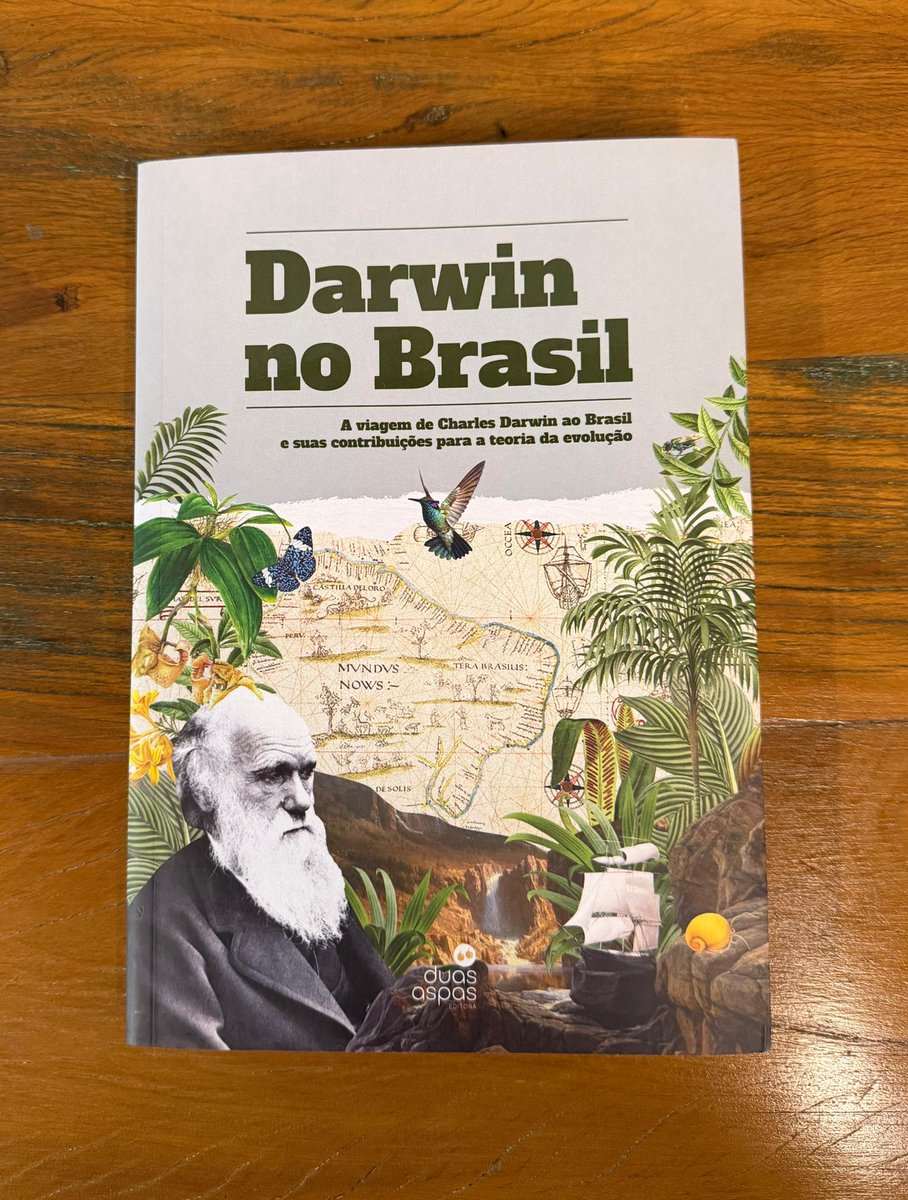 iserrapilheira's tweet photo. 🤓 📚 Ainda em celebração ao #DarwinDay, recomendamos o livro “Darwin no Brasil”. A obra narra a viagem do naturalista pelo mundo, com destaque para sua experiência brasileira e as contribuições desta jornada para a teoria da evolução.  #SerrapilheiraIndica https://t.co/LW1tyNhIlg